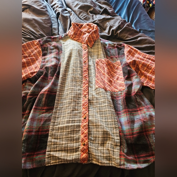 Arizona Jean Company Tops - Arizona Jean Co. Plaid Long Sleeve Size XXL